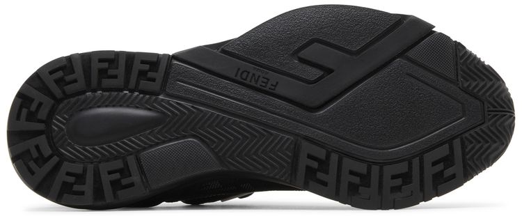 Fendi Flow Slip On Black White