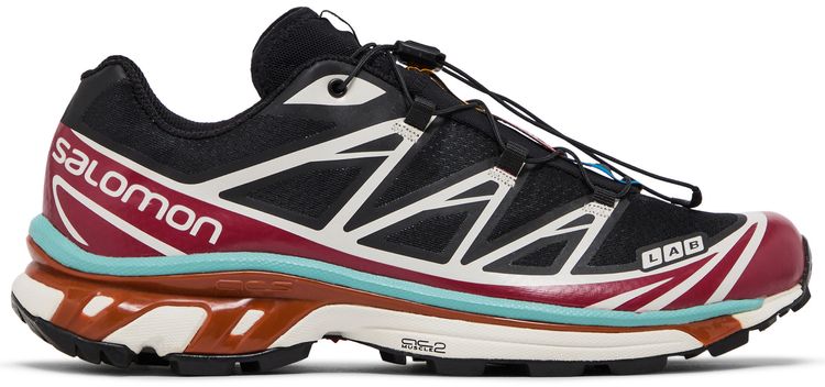 Salomon XT 6 Advanced Black Red Dahlia