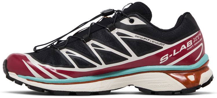 Salomon XT 6 Advanced Black Red Dahlia