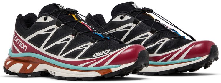 Salomon XT 6 Advanced Black Red Dahlia