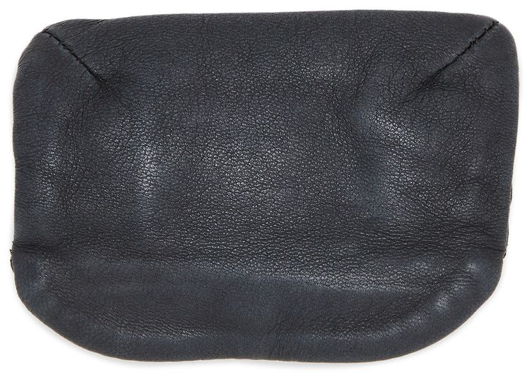 Maison Margiela Leather Pouch Bracelet SilverBlack