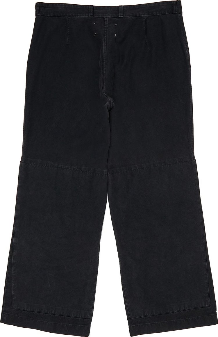 Maison Margiela Reconstructed Workwear Trouser Washed Black