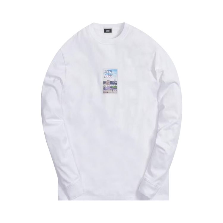 Kith Paris Stamp Long Sleeve Tee White