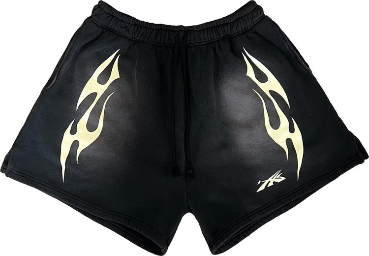 Hellstar Sports Flame Shorts 'Black'