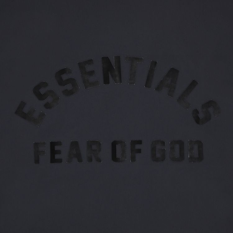Fear of God Essentials Nylon Fleece Hooded Sweater InkJet Black