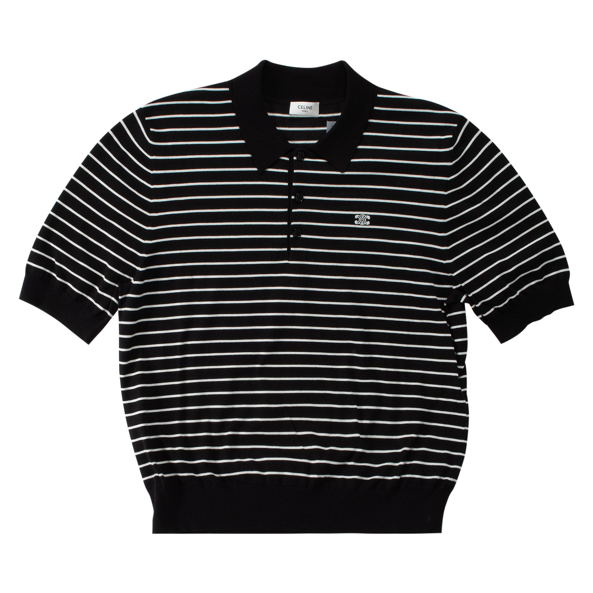 Buy CELINE Polo Black Ecru 2ADCT367Y 38EC GOAT CA