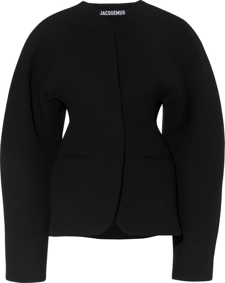 Jacquemus La Veste Ovalo Black