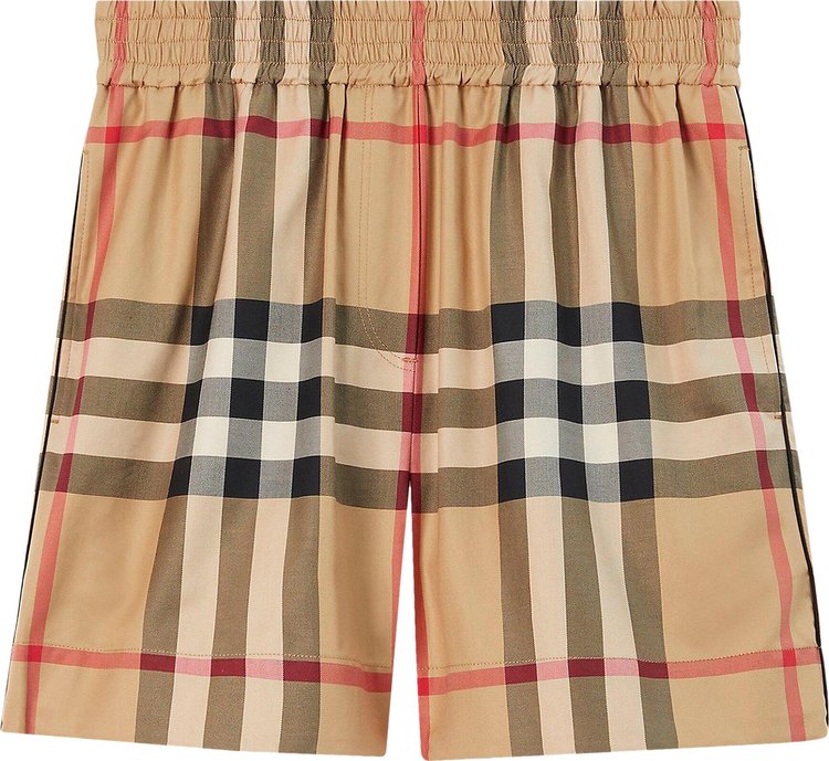 Burberry Check Shorts 'Archive Beige'