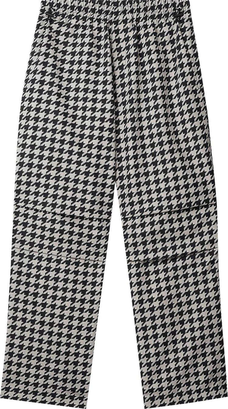 Burberry Houndstooth Trousers 'Black'