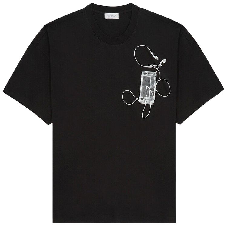Off White Short Sleeve Tee BlackGrey