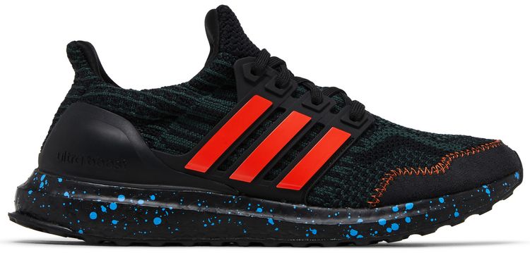 Adidas UltraBoost 50 DNA J Black Impact Orange Speckled