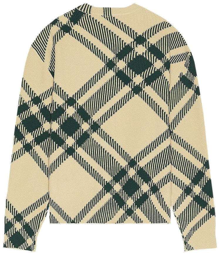 Burberry Check Cardigan Flax
