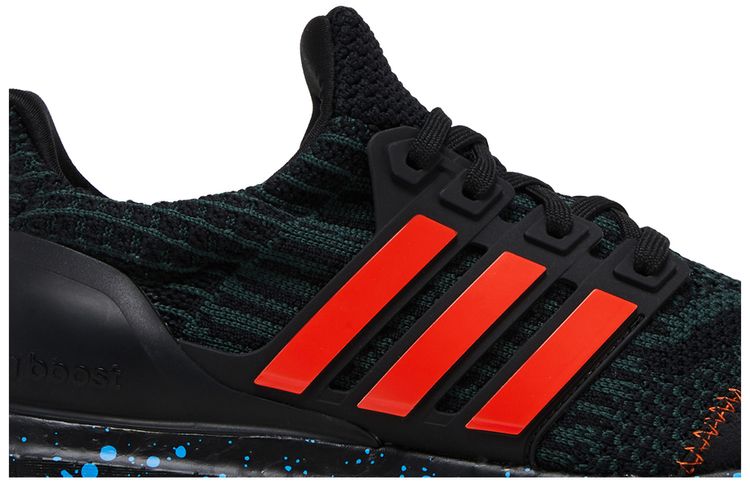 Adidas UltraBoost 50 DNA J Black Impact Orange Speckled