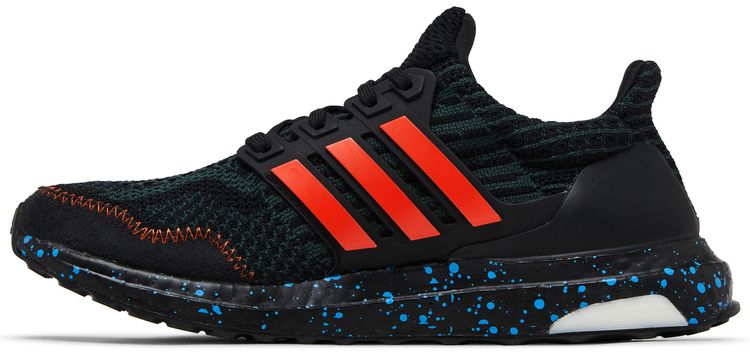 Adidas UltraBoost 50 DNA J Black Impact Orange Speckled
