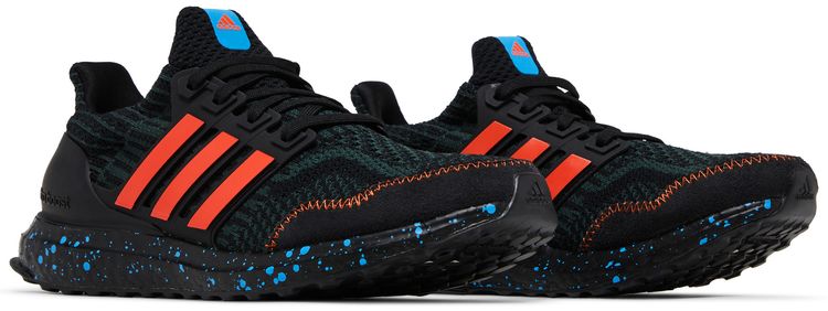 Adidas UltraBoost 50 DNA J Black Impact Orange Speckled