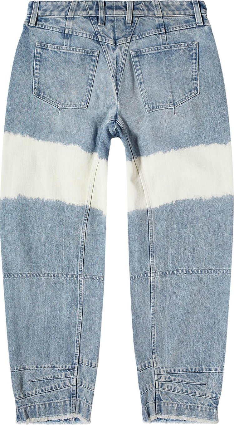 Jil Sander Color Block Jeans Blue