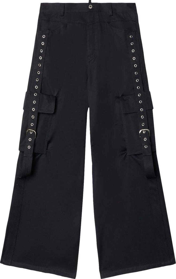 Off-White Buckles Cargo Pants 'Black'