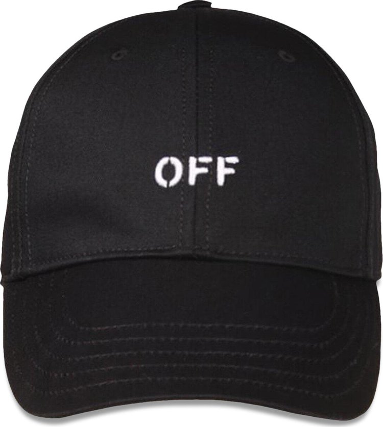 Off-White Drill Off Stamp Baseball Cap 'Burnished'