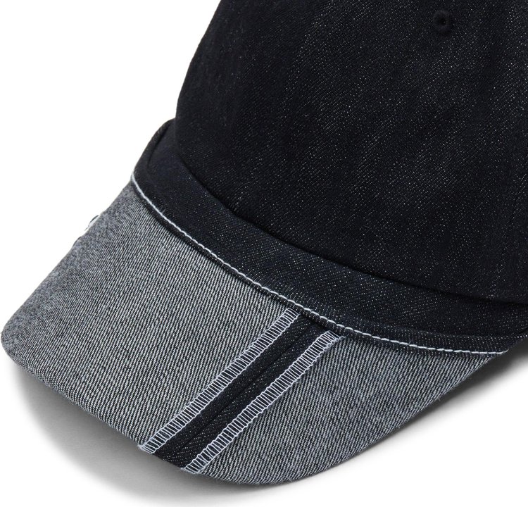 Ader Error Patchwork Denim Hat Black