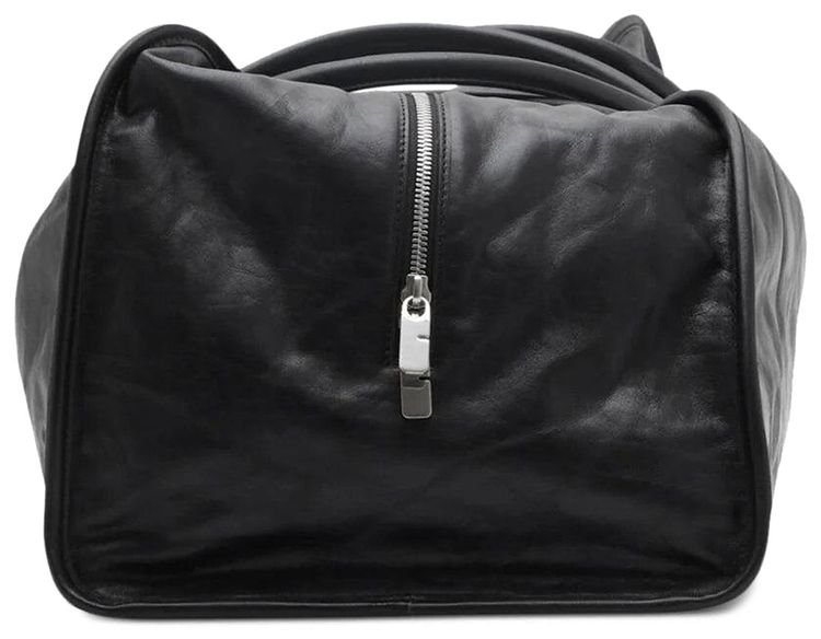 Burberry Leather Duffle Bag Black