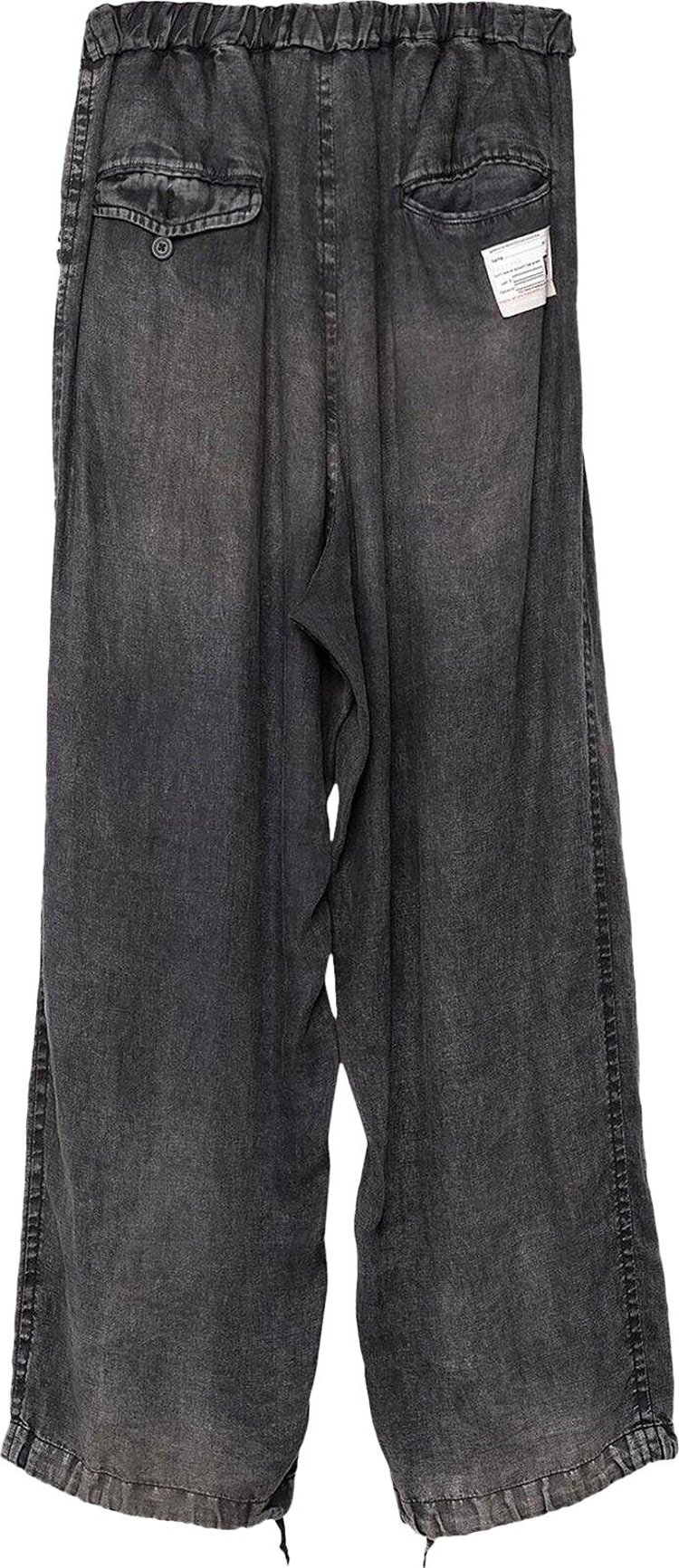 Maison Mihara Yasuhiro Linen Trousers Black