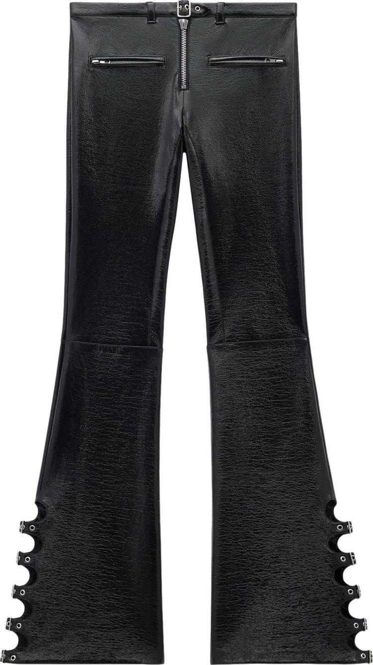 Courrèges Multi-Buckle Bootcut Pants 'Black'