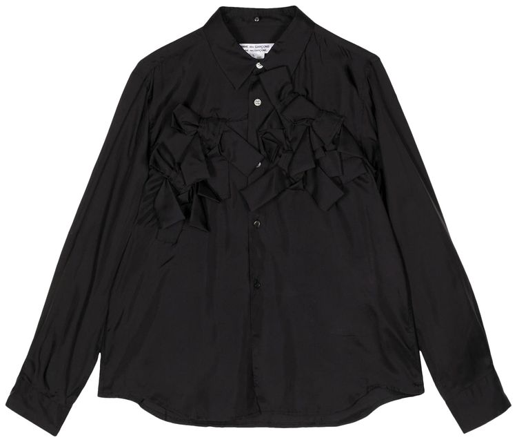 Comme des Garcons Bow Blouse Black