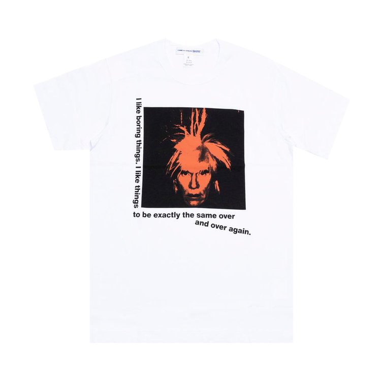 Comme des Garçons SHIRT Andy Warhol Graphic Tee 'White'