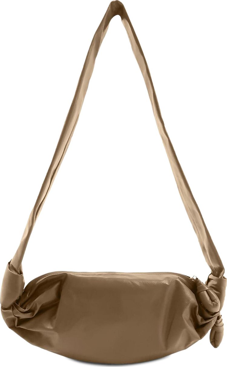 Lemaire Small Soft Croissant Bag Dark Ochre