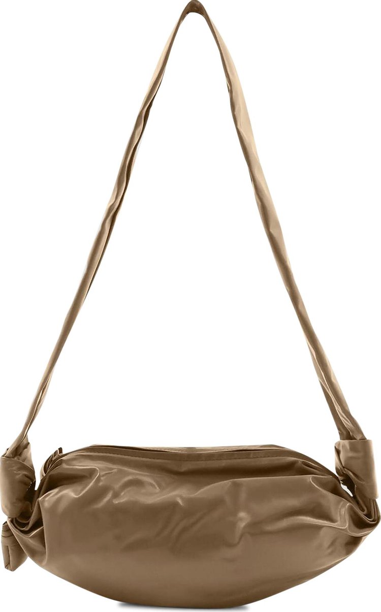 Lemaire Small Soft Croissant Bag Dark Ochre