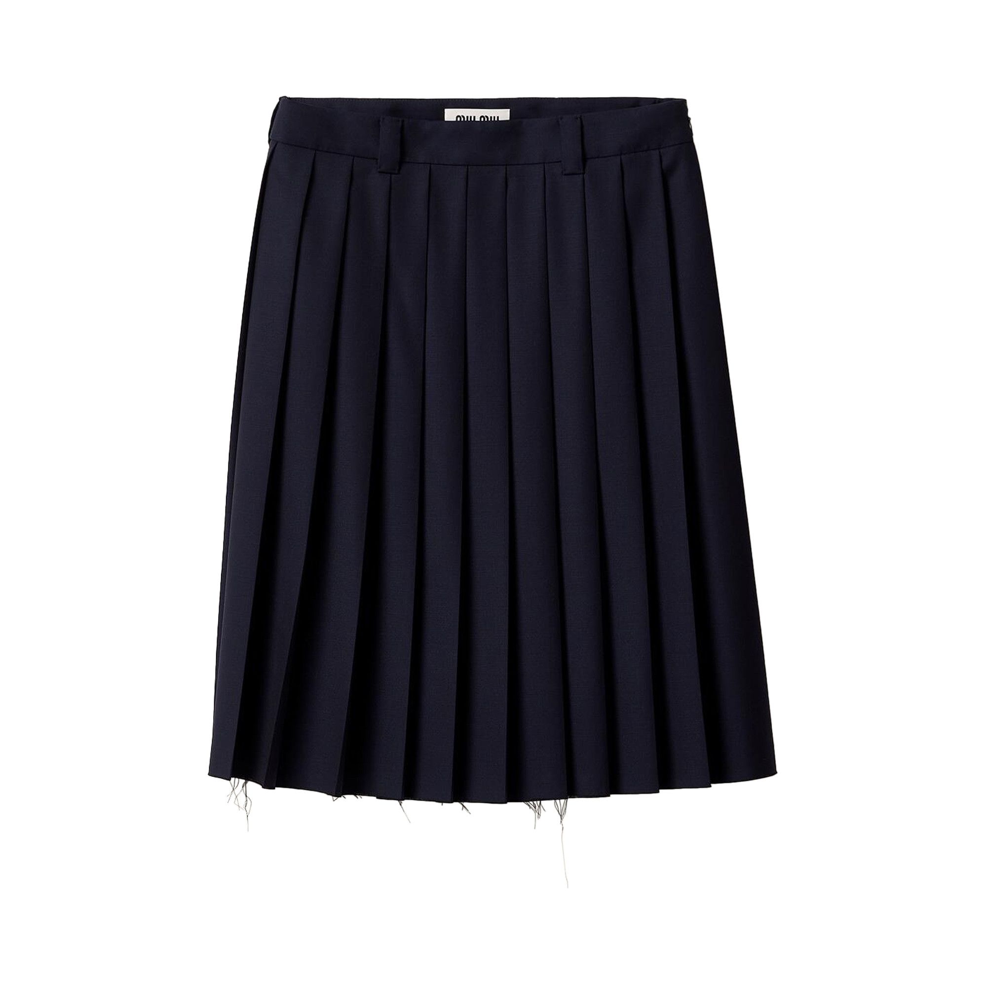スカート MiuMiu SKIRT (MG2149SOOO125Q F0008) Buy Miu Miu Batavia Skirt 'Blue' - MG2052 11AD F0008 | GOAT