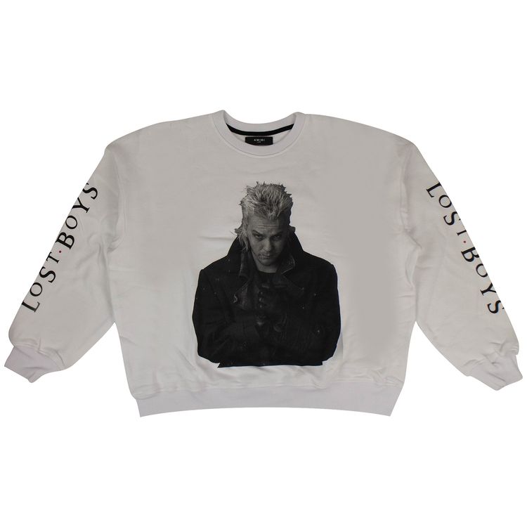 Amiri Lost Boys Loose Fit Sweatshirt White
