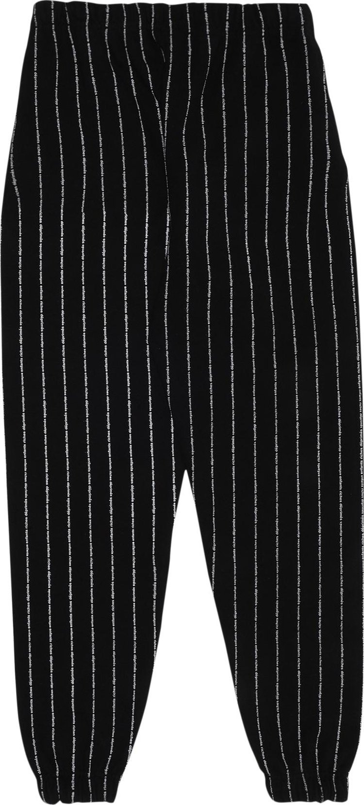 Enfants Riches Deprimes Logo Stripe Sweatpant BlackWhite