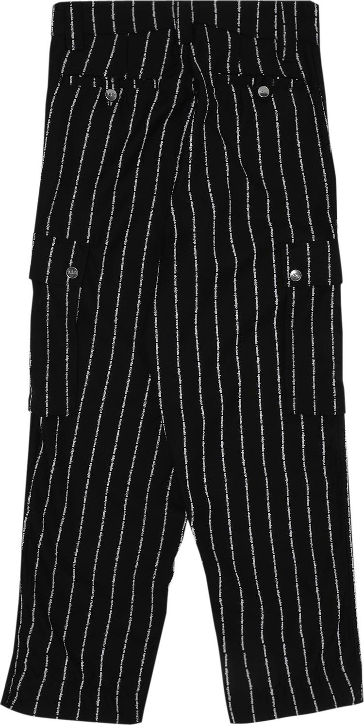 Enfants Riches Deprimes Logo Stripe Pant BlackWhite