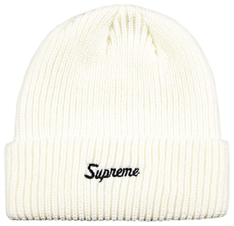 Supreme Loose Gauge Beanie White