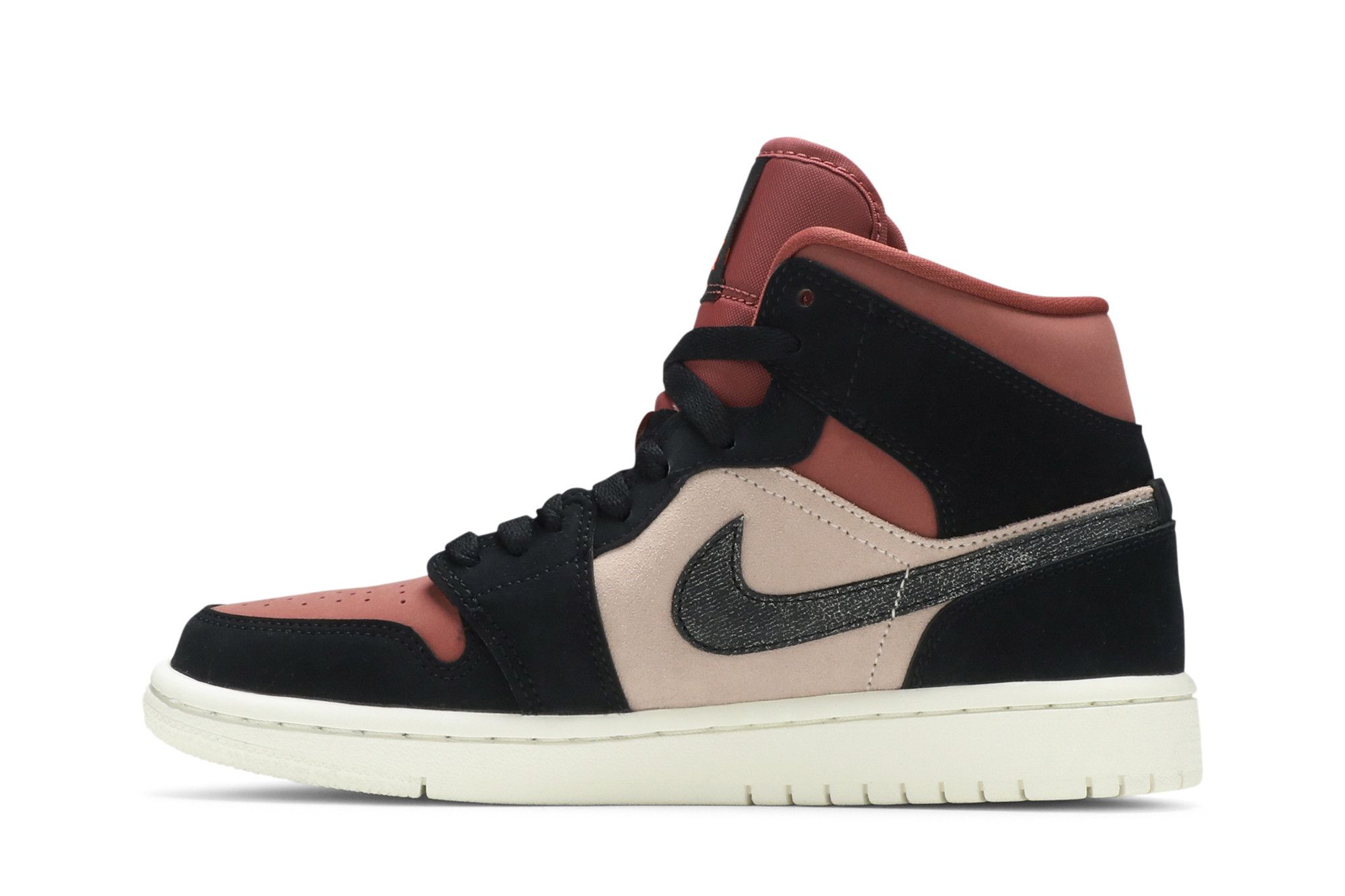スニーカー NIKE Air Jordan 1 Mid 'Burgundy Dusty Pink' 2021 SS 21 WMNS Air Jordan 1 Wmns Mid 'Burgundy Dusty Pink' — Kick Game