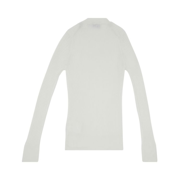 Moncler Girocollo Tricot Top White
