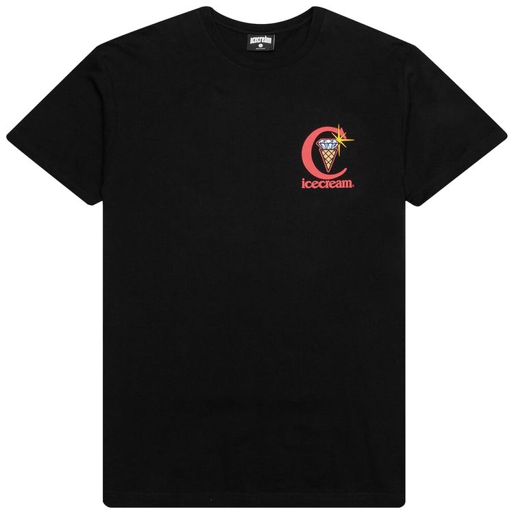 Icecream Diamonds Short Sleeve Tee Black