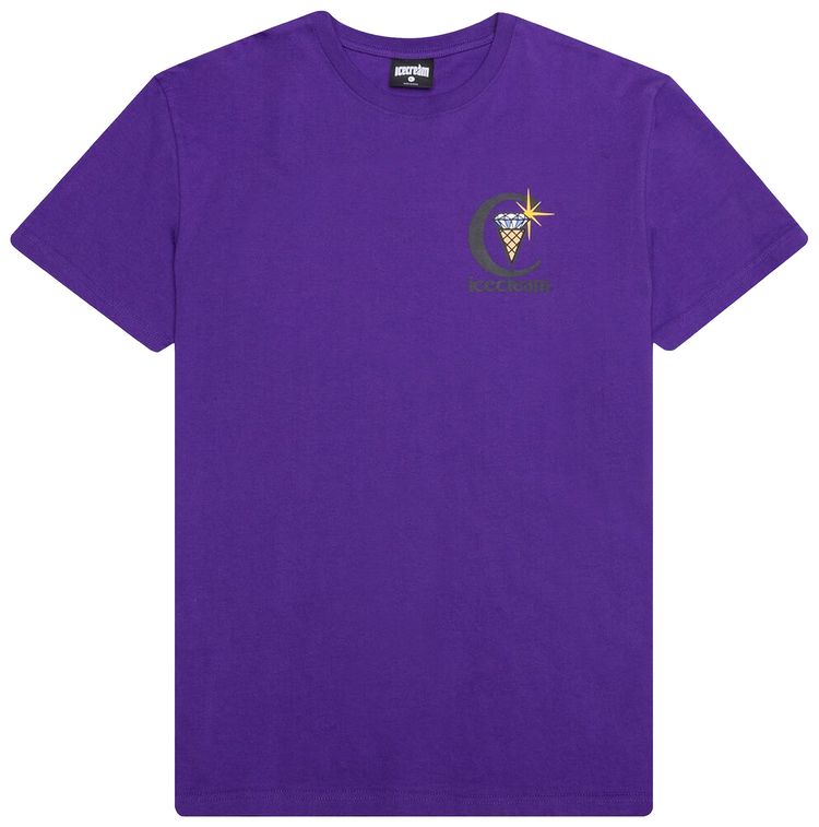 Icecream Diamonds Short Sleeve Tee Prism Violet