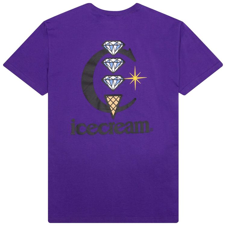 Icecream Diamonds Short Sleeve Tee Prism Violet