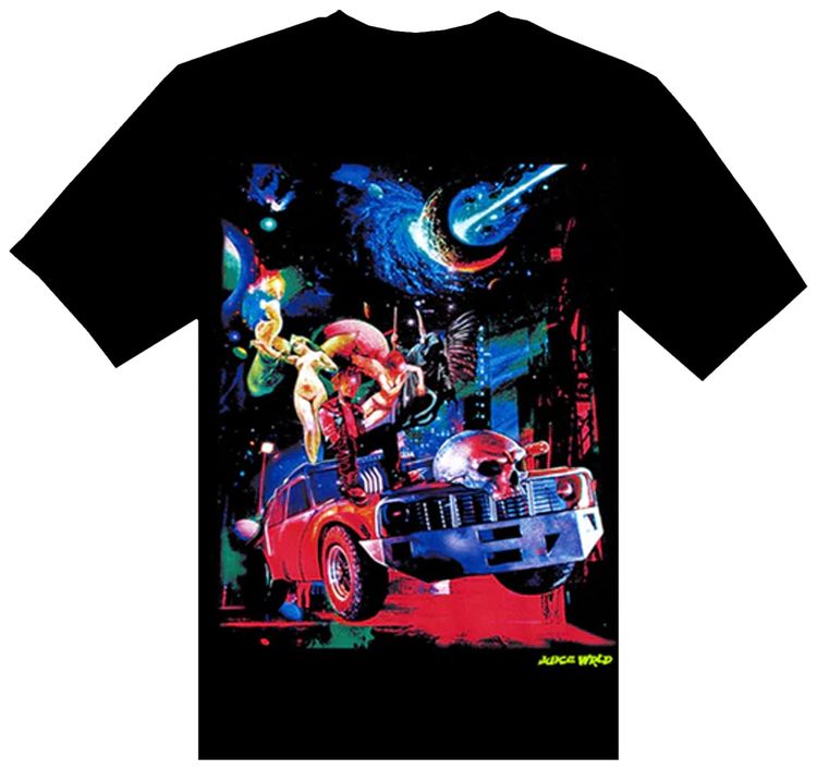 Vlone x Juice WRLD Cosmic Racer T Shirt Black
