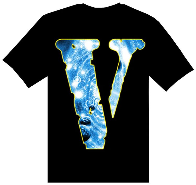 Vlone x Juice WRLD Cosmic Racer T Shirt Black