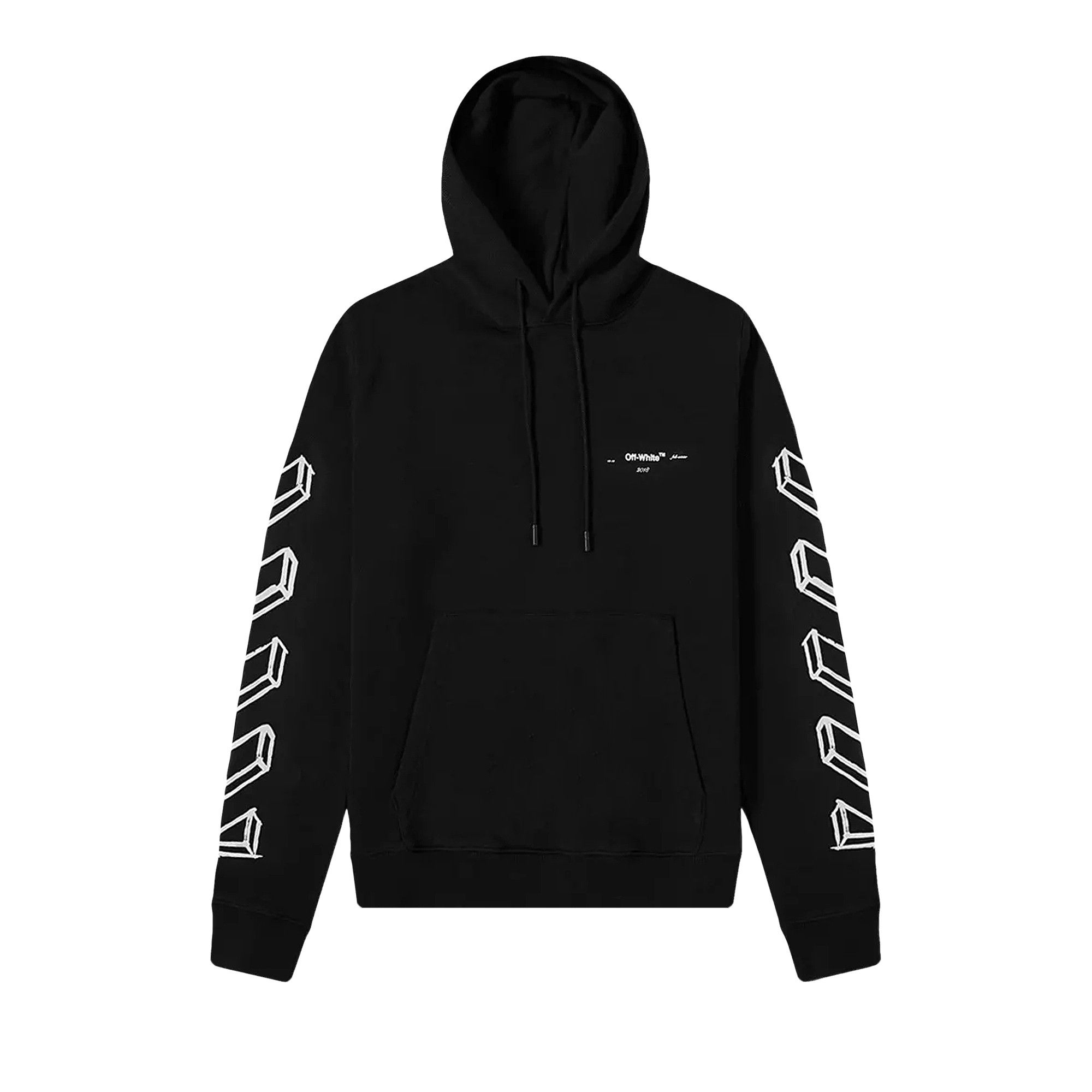 Size xs Off White Diagonal Marker Arrows Hoodie Black