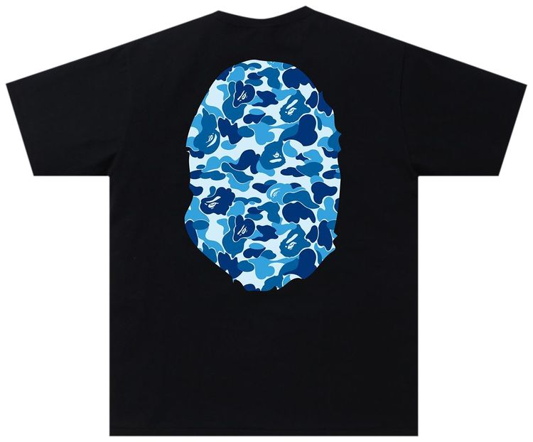 BAPE ABC Camo Big Ape Head Tee BlackBlue
