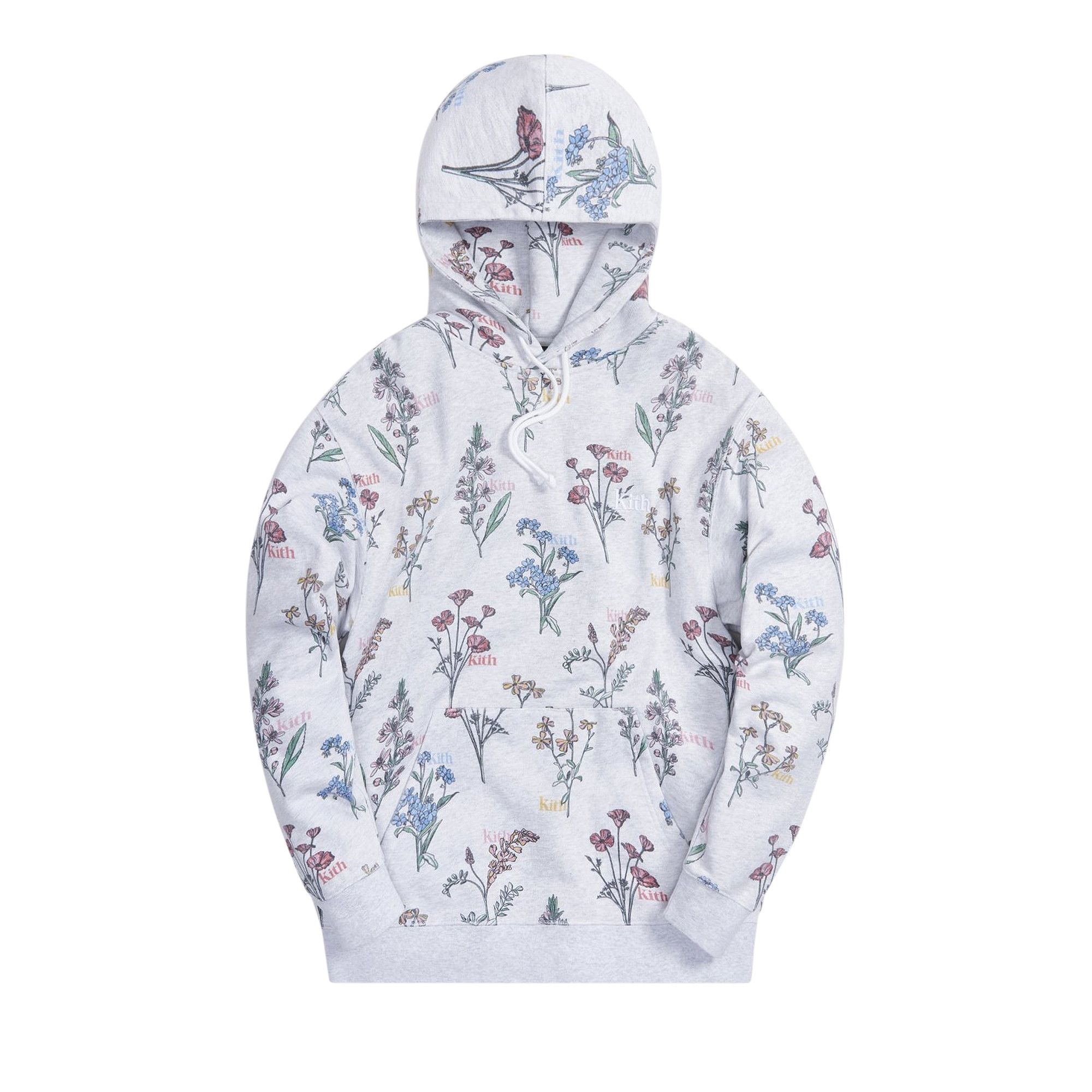 Buy Kith Botanical Floral Williams III Hoodie 'Light Heather