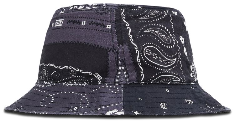 Kith Deconstructed Bandana Bucket Hat Black