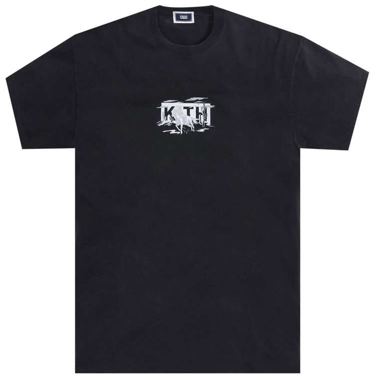 Kith Cowgirl Classic Logo Vintage Tee Black