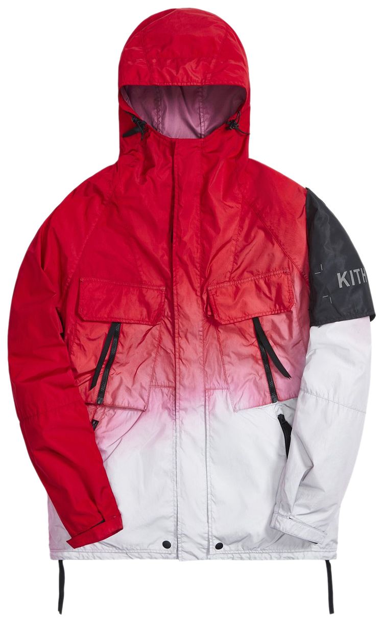 Kith For Nemen Dare 3L Dip Dye Jacket Samba Red