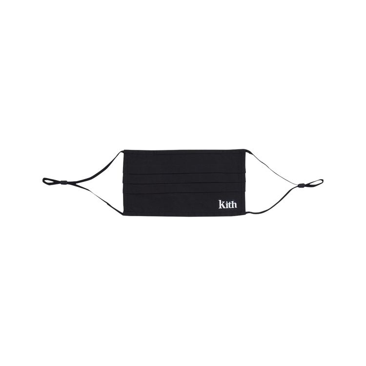 Kith Serif Washable Face Mask Black