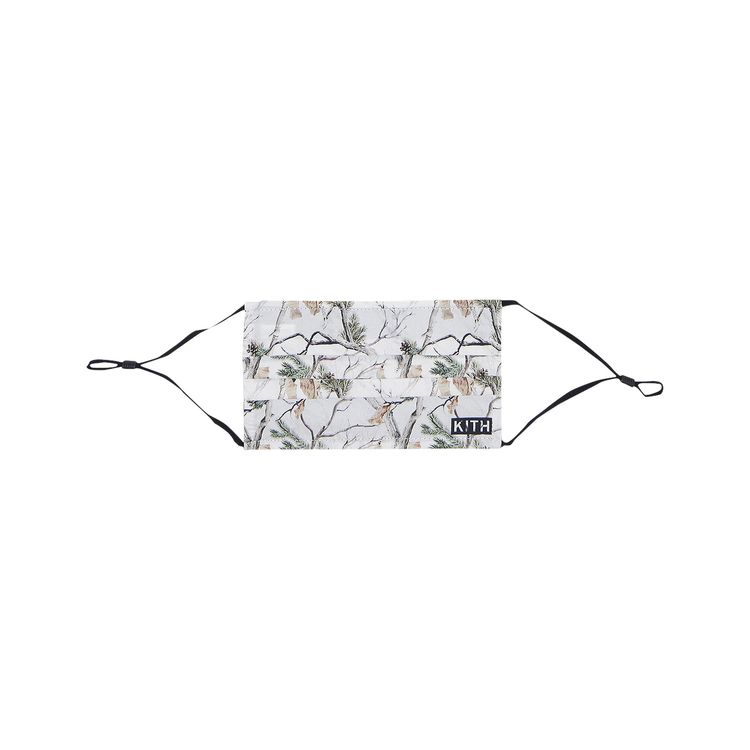 Kith Pine Tree Camo Washable Face Mask White